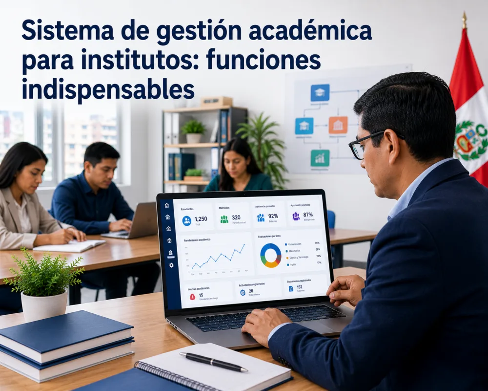 Sistema de gestión académica para institutos: funciones indispensables