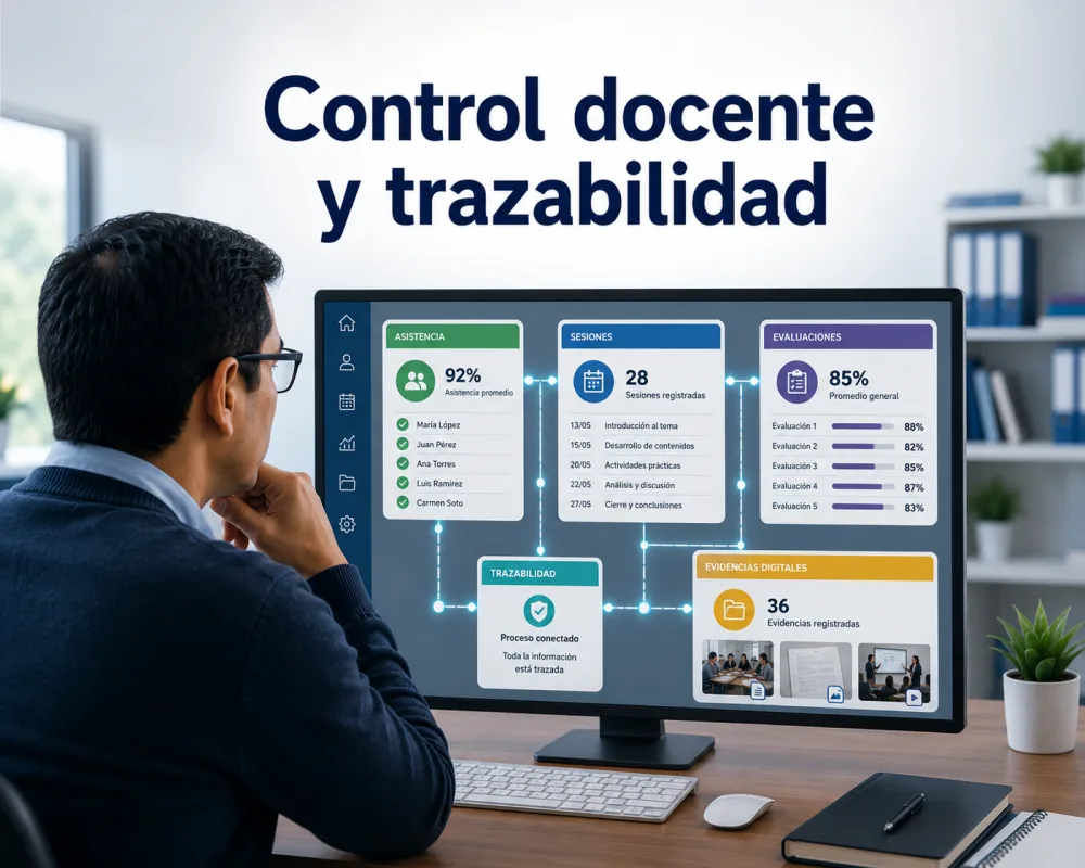 Control docente y trazabilidad: claves para una gestión académica eficiente