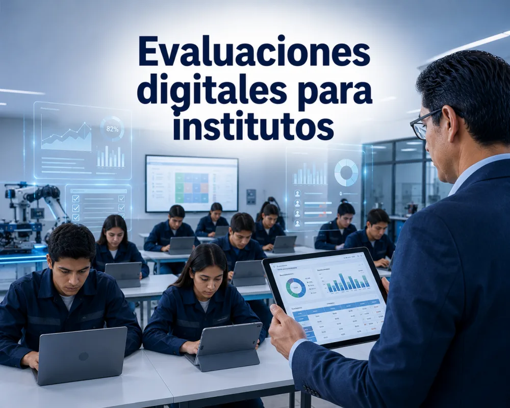 Evaluaciones digitales para institutos