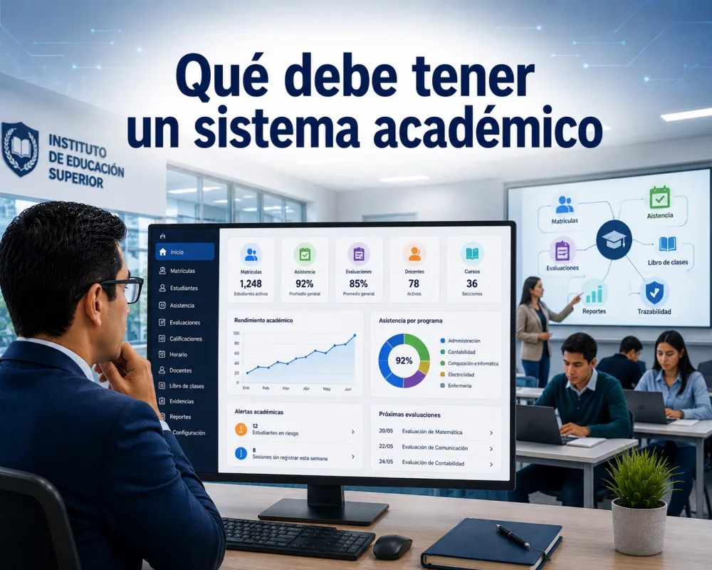 Qué debe tener un sistema académico